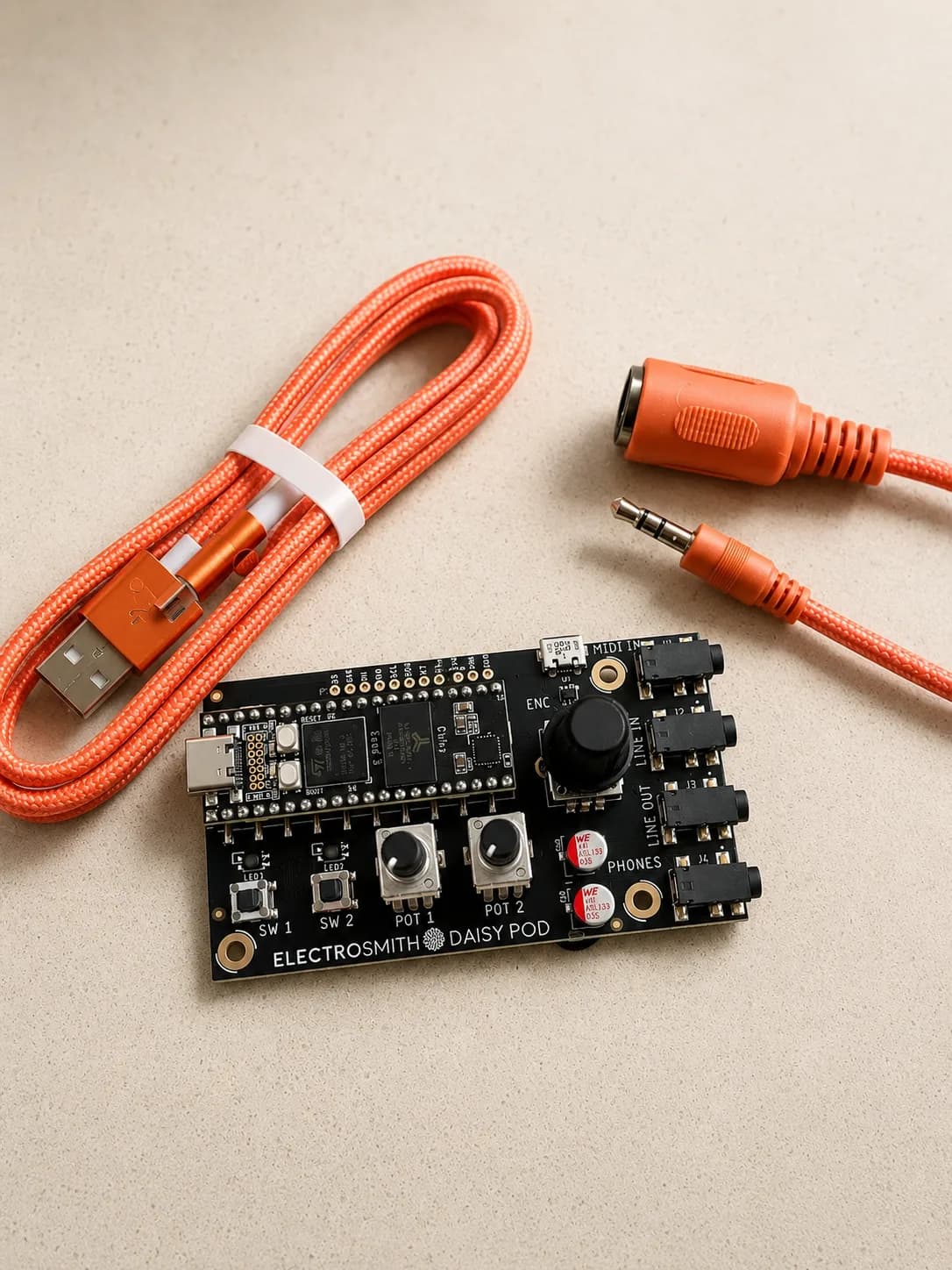 Daisy Pod, Seed und Kabel für Audio-Prototypen
